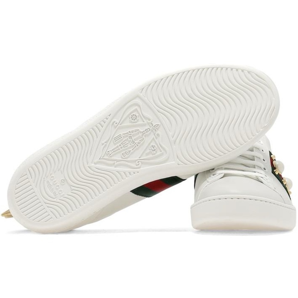 Gucci ace pearl spike sneakers - Picture 5 of 5